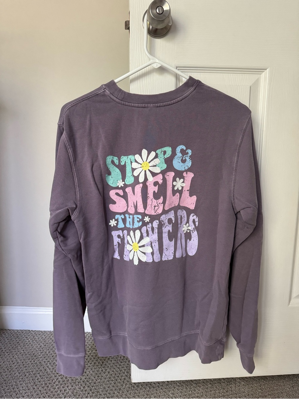 Living Fully Co by Mallory Ervin 'Stop & Smell The Flowers' Crewneck Sweatshirt